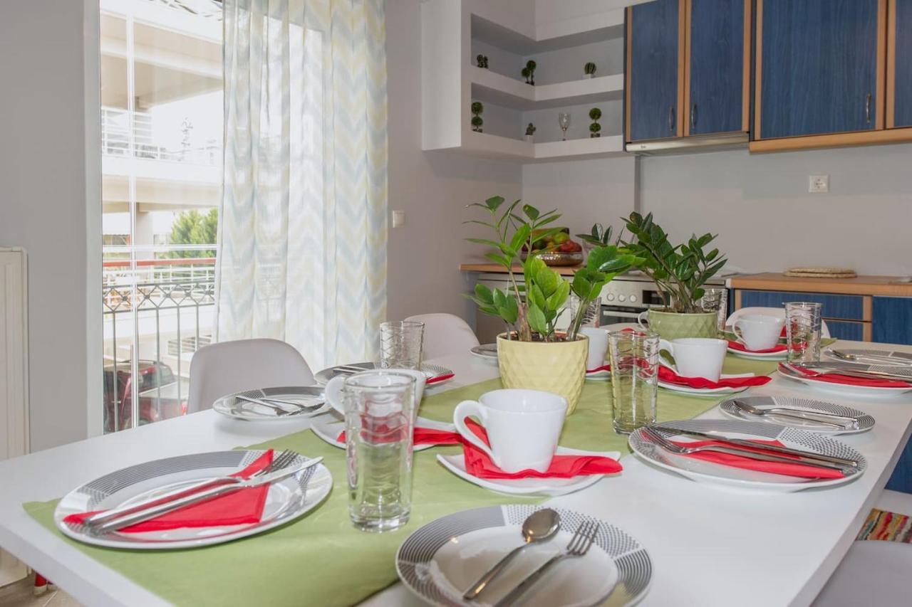 Thano'S Stylish Flat Just 150M To The Beach Faraí Esterno foto